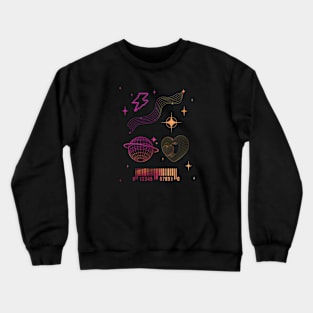 Aesthetic Y2K Abstract geometry Crewneck Sweatshirt